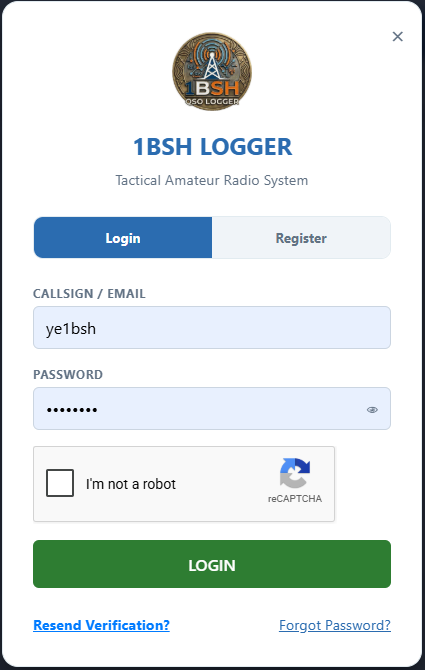 Screenshot Login & Registrasi